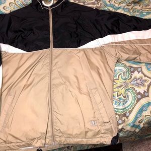 Wilson Tan vintage windbreaker